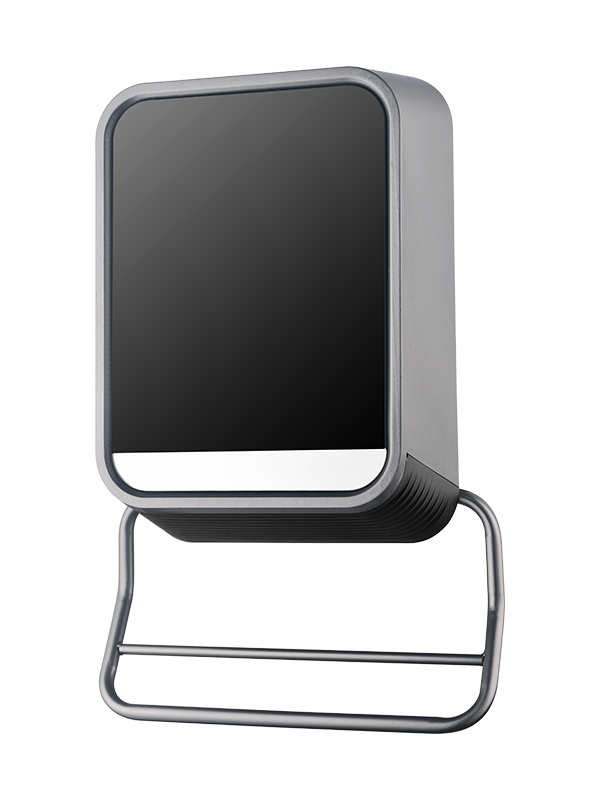 HBH-2006B 1000W/2000W গ্লাস প্যানেল জলরোধী বাথরুম হিটার তোয়ালে র্যাক সহ